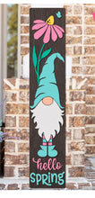 Load image into Gallery viewer, Hello Spring Gnome Porch Sign # 590
