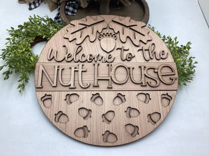 Nuthouse Door Hanger # 619