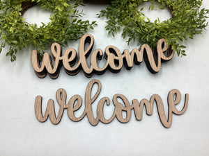 Welcome Cutout # 626