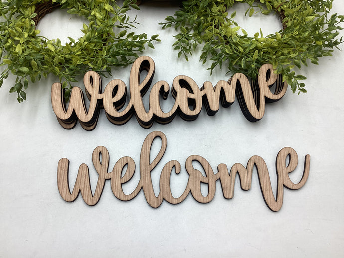 Welcome Cutout # 626