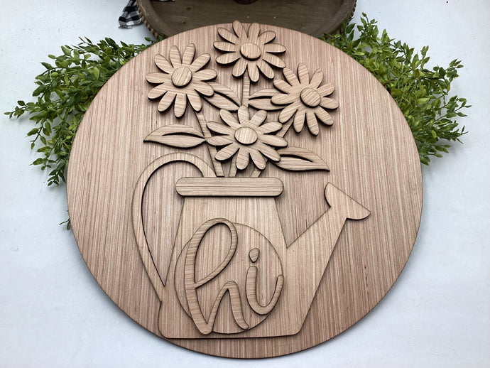 Watering Can Door Hanger # 642