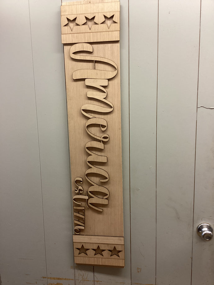 America Porch Sign Pieces # 554