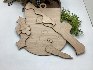 Snowman Door Hanger # 633