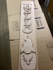 Hello Gnome Porch Sign Letters # 587