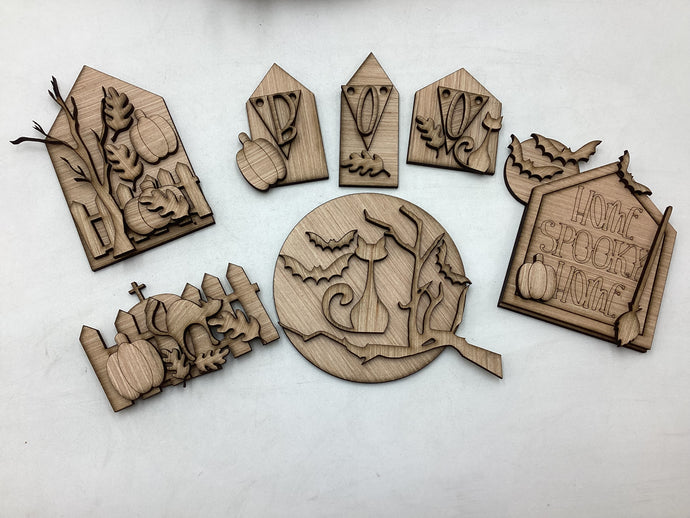 Halloween Tier Tray Pieces # 620