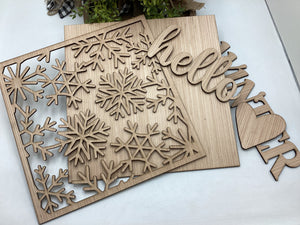 Hello Winter Sign # 596