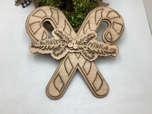 Candy Cane Door Hanger # 563