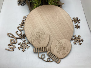 Welcome Mitten Door Hanger # 544