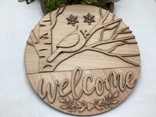 Load image into Gallery viewer, Welcome Cardinal Door Hanger # 645
