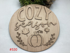 Cozy Season Door Hanger #530
