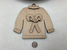 Load image into Gallery viewer, Sweater With Candy Cane Ornament # 660
