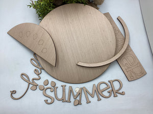 Hello Summer Watermelon Door Hanger # 506