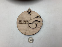 Load image into Gallery viewer, Believe Santa Ornament # 748
