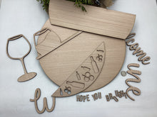 Load image into Gallery viewer, Welcome Hope You Brought Wine Door Hanger # 749
