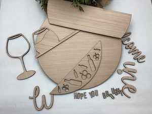 Welcome Hope You Brought Wine Door Hanger # 749