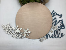 Load image into Gallery viewer, Hello Winter Door Hanger # 750

