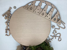 Load image into Gallery viewer, Merry &amp; Bright Door Hanger With Trees # 741
