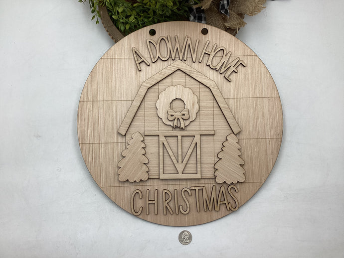 Down Home Christmas Door Hanger # 767