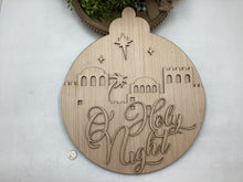 Load image into Gallery viewer, O Holy Night Door Hanger With Village # 763
