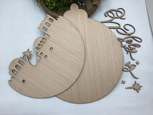 Load image into Gallery viewer, O Holy Night Door Hanger With Village # 763

