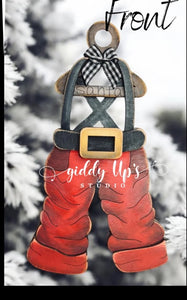 Santa Suit Ornament # 760