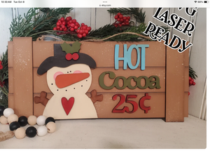 Hot Cocoa Pallet Sign # 787