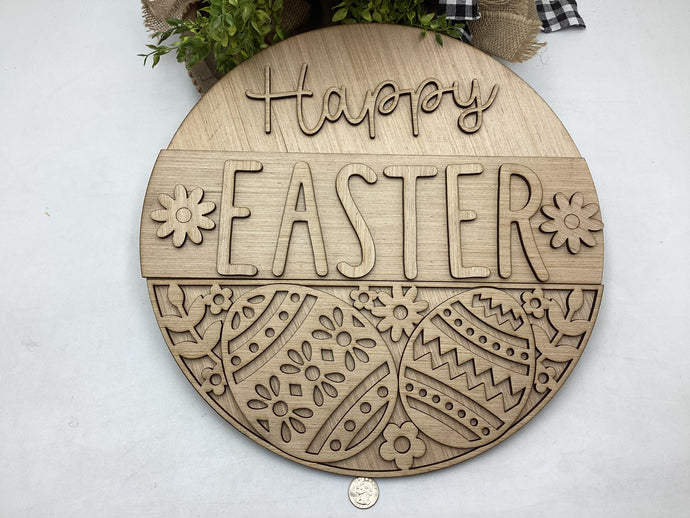 Happy Easter Door Hanger # 804