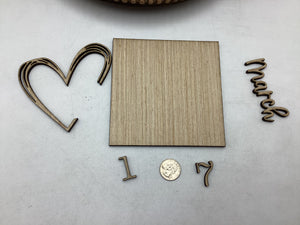 Interchangeable Arched BoHo Sign #794