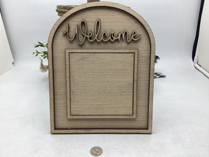 Interchangeable Arched BoHo Sign #794