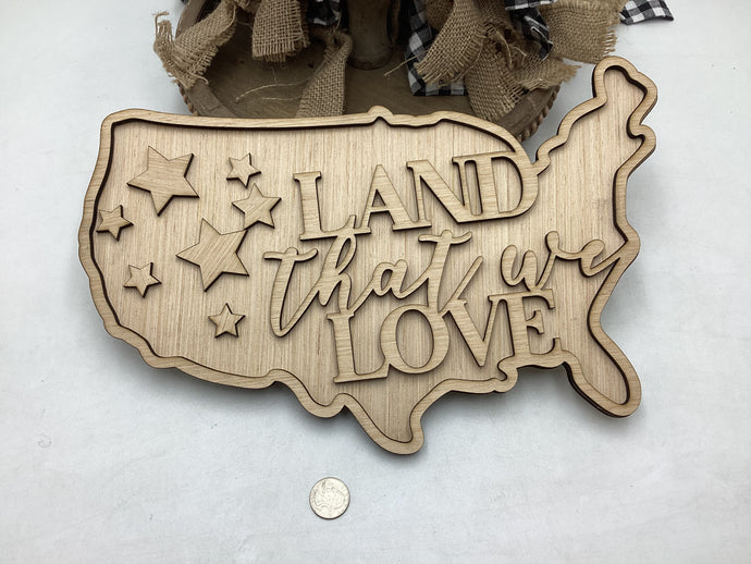 Land That We Love Door Hanger # 824