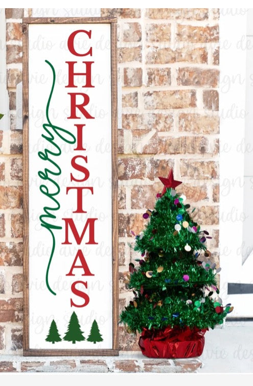 Merry Christmas Porch Sign Letters