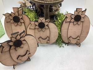 Sunflower Pumpkin Set # 723