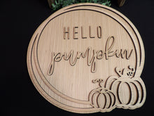 Load image into Gallery viewer, Hello Pumpkin Door Hanger # 535
