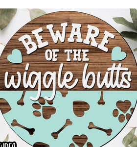 Dog Wiggle Butt Door Hanger # 688