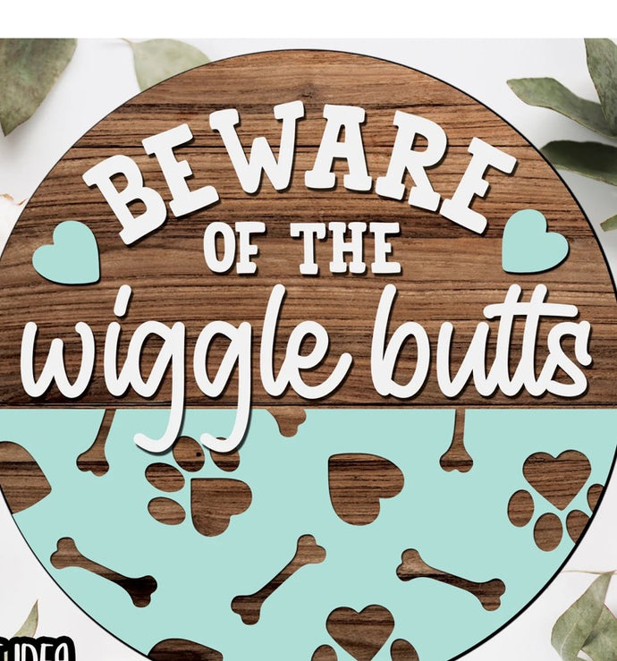 Dog Wiggle Butt Door Hanger # 688