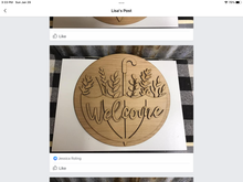 Load image into Gallery viewer, Welcome Umbrella Door Hanger # 705
