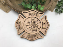 Load image into Gallery viewer, Firefighter Emblem….size options # 685
