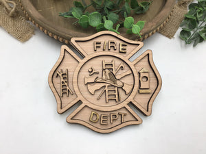 Firefighter Emblem….size options # 685