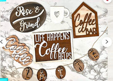 Load image into Gallery viewer, Coffee Tiered Tray # 682
