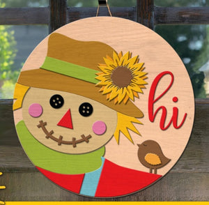 Scarecrow Door Hanger Kit # 698