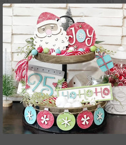 Ho Ho Ho Tiered Tray #512